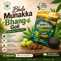 Order Bhola Munakka Bhang Goli at Best Price | Bhang One Plant Store
